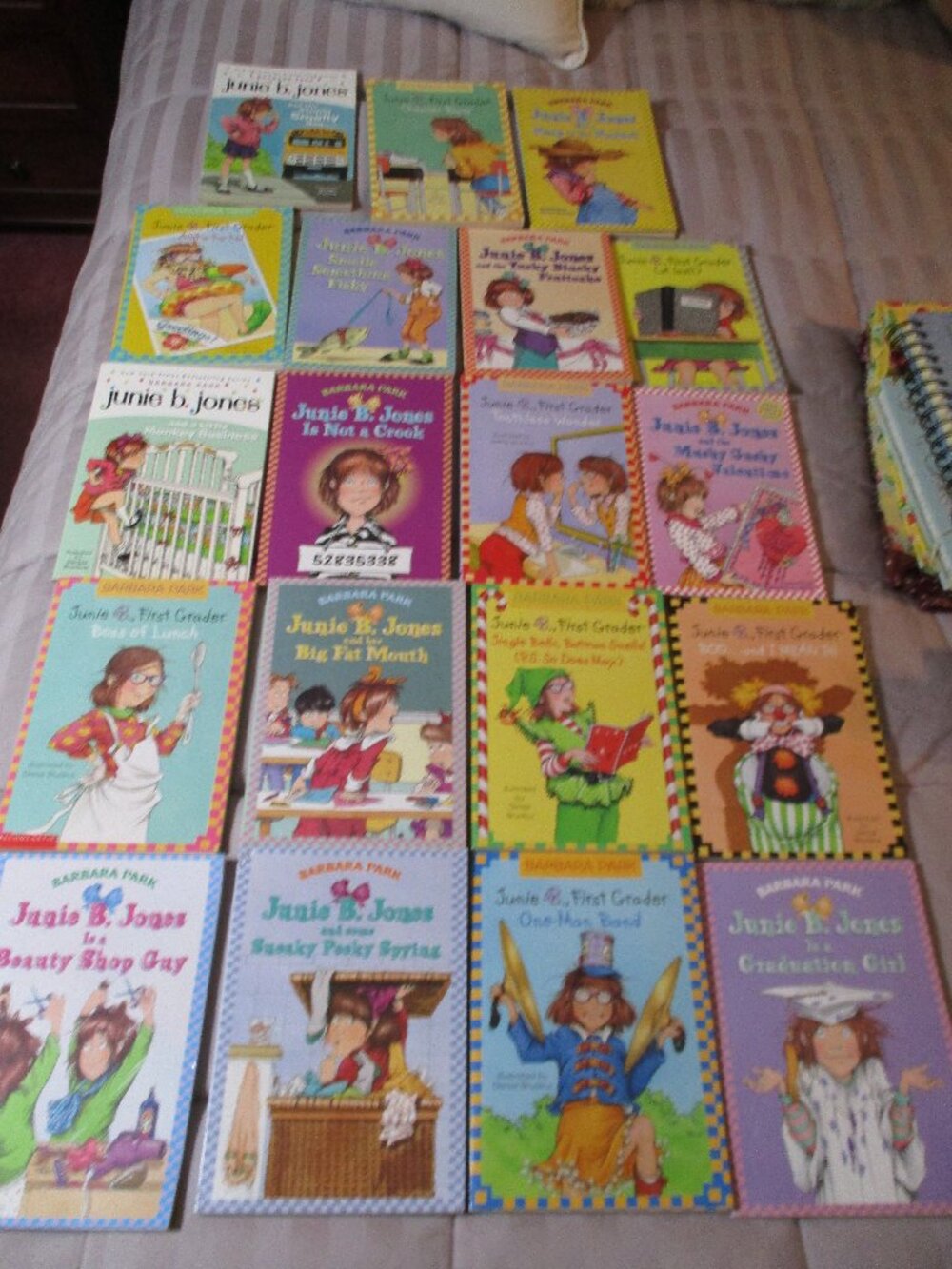 Lot of 19 Random Junie B Jones Paperback Childrens Books by Barbara Park